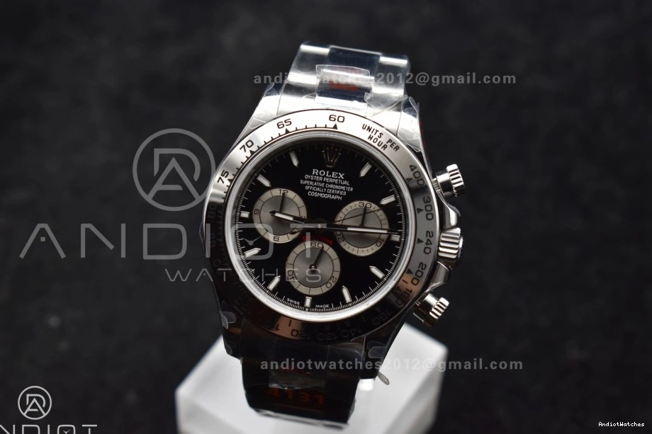 Best 794 Daytona SS SH4131 on Dial Silver 126509 V Bracelet QF Edition 1:1 Black Classic 0803